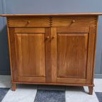 Teak Hallway Cabinet 2 Doors 2 Drawers 1980S. thumbnail 2