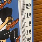 Enamel Thermometer - Limited Edition - Suske & Wiske - As New! - 'De Levende Toren' thumbnail 5