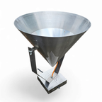 A Pair Of Modern / Aluminum / Large / Conical / Industrial Style Lamps / Designed For Ceiling Or thumbnail 18