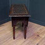 19e Eeuws Bedsteebankje C.q. -tafeltje thumbnail 4