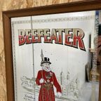 Beefeater Gin Spiegel Vintage Reclame Glas In Lijst thumbnail 4