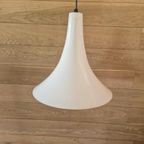 Vintage Trompet Lamp Heksenhoed Metaal Design thumbnail 2