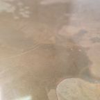 Messing Gepatineerde Tafel Rond Wabi Sabi Gietijzer Voet Pedrali thumbnail 3