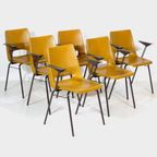 6X Vintage Design Stoelen Van Ahrend De Cirkel, Jaren 60 thumbnail 9