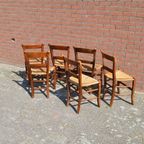 Oud Hollandse Keukenstoelen Set Van 6 Opknappers thumbnail 11