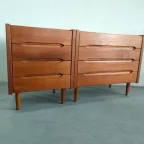 Scandinavisch Jaren 60-70 Ladekast Met Ingelegde Handgrepen thumbnail 12