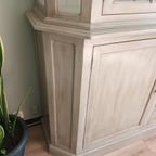 Massief Houten Vitrine Kast thumbnail 8