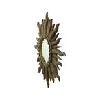 Sixties Sunburst Butler Spiegel Zonnespiegel Bol Glas Hars 43Cm thumbnail 12