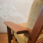 Fauteuil Ge290A Van Hans J. Wegner Voor Getama In Eiken thumbnail 8