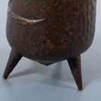 Unique Italian Mid-Century Copper Vase/Pot / Vaas / Bloempot From 1950’S thumbnail 7