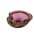 Barovier & Toso - Murano - Asbak - Glas - Paars/Roze - Ingesloten Gouddeeltjes - 1950'S thumbnail 12
