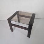 Vintage Rookglas Design Jaren 70 Side Table. thumbnail 6