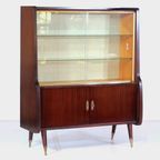 Vintage Art Deco Vitrinekast, 1960s thumbnail 2