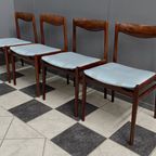 Set Of 4 Rosewood Lubke Dining Chairs 1960S thumbnail 2