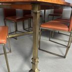 Vintage Design Regency Eettafel + 6 Stoelen – Belgochrom thumbnail 9
