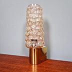 Wandlamp In Bubbelglas En Messing, Helena Tynell,1970 thumbnail 3