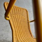 Italian Mid Century Wooven Iron Garden Chair thumbnail 16