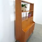 Teak Fineer Kast Uit Zweden Met Klep En Lades thumbnail 10