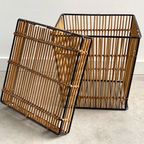 Mid Century Rohe Noordwolde Rotan Mand thumbnail 4