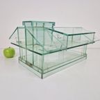 Vintage Glazen Designobject Modernist Modelhuis Uniek Glas thumbnail 12