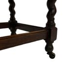 Antieke Secretaire Met Gedraaide Poten Jaren 50 Design thumbnail 24