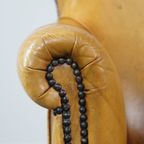 Gezellige, Comfortabele Rundleren Fauteuil/armchair In Een Unieke Kleur thumbnail 11