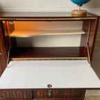 Retro Vintage Mid-century Dressoir,high-board,mid-board,barkast thumbnail 12