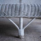3 Seater +2X1Seater White Rotan Club Chairs thumbnail 3
