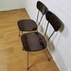 Vintage Formica Keukenstoelen Eetkamerstoelen Jaren 60 thumbnail 7