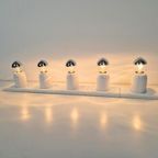 Vintage Targetti Sarkey Domino Wandlamp Space Age ´70 Nos thumbnail 3