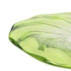 Xxl Fruitschaal Val Saint Lambert Kristal Limoen Groen 40cm thumbnail 3