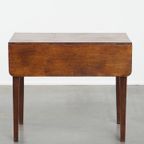 Leuke En Praktische Engelse Antieke Pembroke/ Side Table/ Eettafeltje Van Eikenhout thumbnail 5