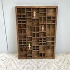 Brocante Letterbak Vintage Hout thumbnail 5