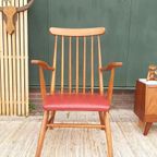 Vintage Spijlenstoel Deens Design Ercol Mid Century Fauteuil thumbnail 9