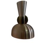 Vintage Herda Wall Mounted Lamp - Model: Diabolo - Champagne Metal Exterior, Orange On The Inside thumbnail 6