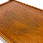 Vintage Set Van 3 Bijzettafels Nesting Grenen Hout Jaren 60 thumbnail 13