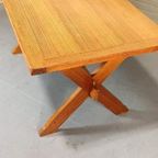 Vintage Scandinavisch Design Grenen Eettafel / Tafel thumbnail 2
