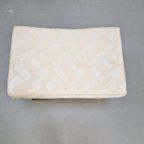 Vintage Voetenbank Messing Regency X Make-up Kruk Goud '70 thumbnail 8