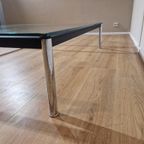 Cassina Lc10-p - Salontafel - Zwart Frame - Glas - Design thumbnail 2