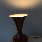 Philips Messing Kelkvormige Lamp , Jaren 50 thumbnail 8