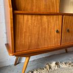 Retro Vintage Mid-century Dressoir,high-board,barkast,vitrine thumbnail 2