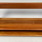 Vintage Wandplank, <<<brand>>>, Massief Teak, Denemarken 1970's thumbnail 19