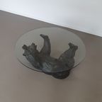 Well Detailed Bronze Bear Coffee Table Frame. thumbnail 16