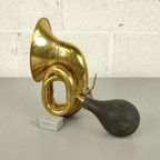 Antieke Messing Auto Hoorn thumbnail 9