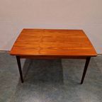 Vintage Eettafel Uitschuifbare Tafel Teakhout Tafel thumbnail 15