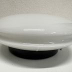 Vintage Plafondlamp Melkglas Raak Space Age thumbnail 4