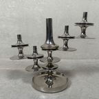 Vintage Modulair ‘Chrome Plated’ Kandelaar – Stoff Nagel Bmg thumbnail 2