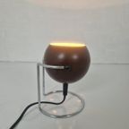 Vintage Space Age Eyeball Lamp Bruin Jaren 70 Design. thumbnail 3