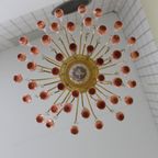 Vintage Murano Teardrop Lamp - Roze, Goud Jaren '70 | 01084 thumbnail 10