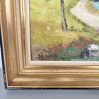 Nicole Le Guen - Schilderij - Landschap In Frankrijk thumbnail 5